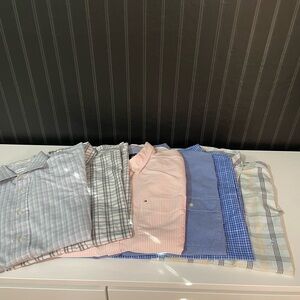 6 Men's Multi-Color Casual Shirt ( Kenneth Cole, Tommy Hilfiger, Nautica)
